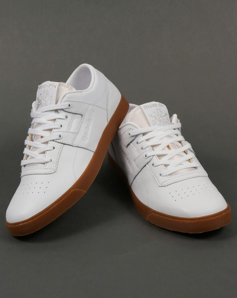 Reebok Workout Low CLN FVS Trainers White/Silver/Gum