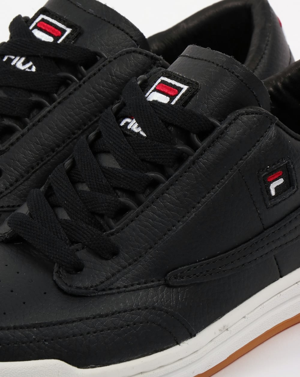 Fila Vintage Original Tennisschuhe Schwarz/Gummi