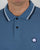 Pretty Green Tipped Polo Shirt Mid Blue