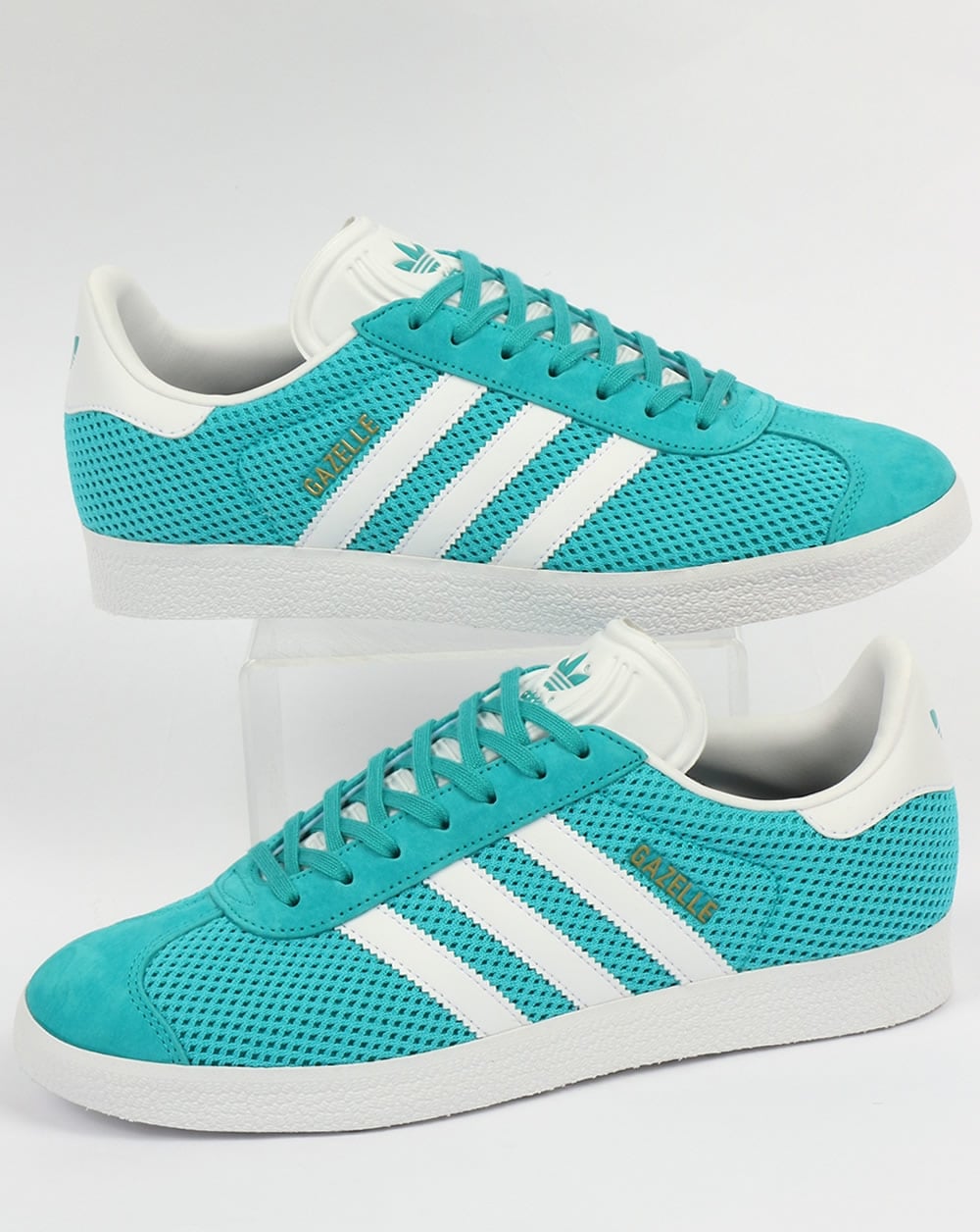 Adidas Gazelle Textil-Sneakers Energy Blau/Weiß