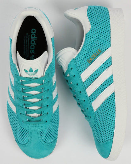 Adidas Gazelle Textil-Sneakers Energy Blau/Weiß