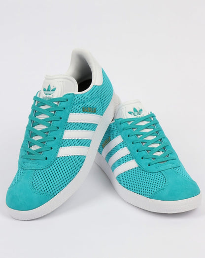 Adidas Gazelle Textil-Sneakers Energy Blau/Weiß