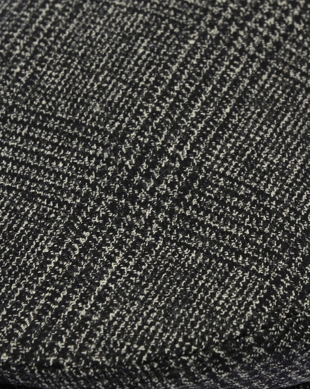 80er Casual Classics Naple Schiebermütze aus reiner Wolle Schwarz