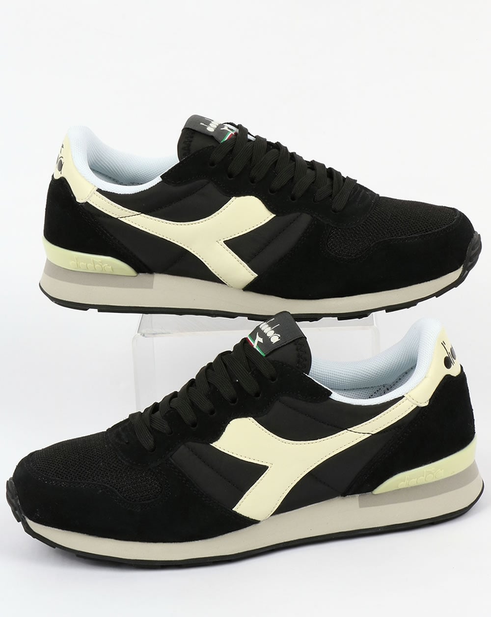 Diadora Camaro Sneakers Schwarz/Flüsterweiß
