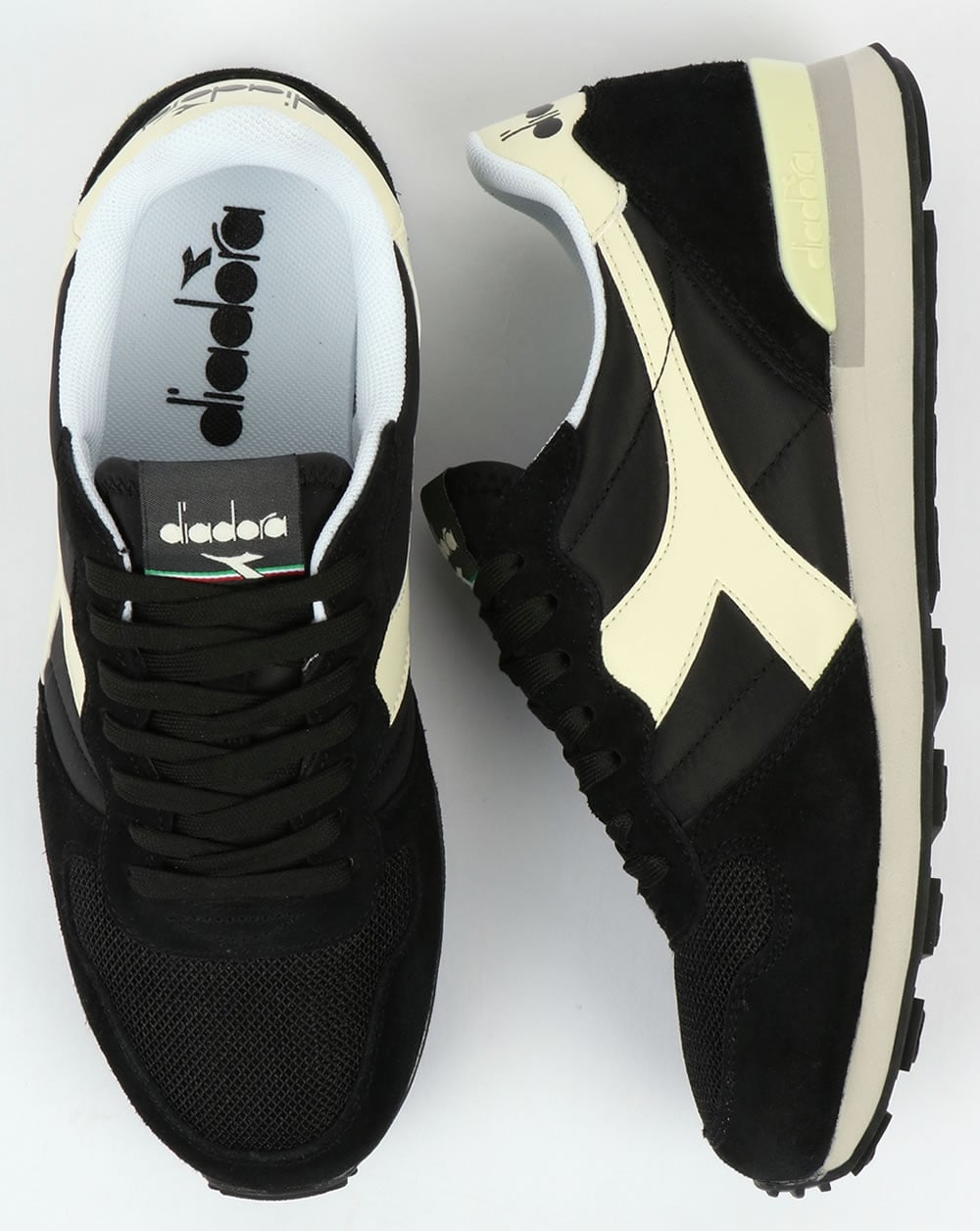 Diadora Camaro Sneakers Schwarz/Flüsterweiß