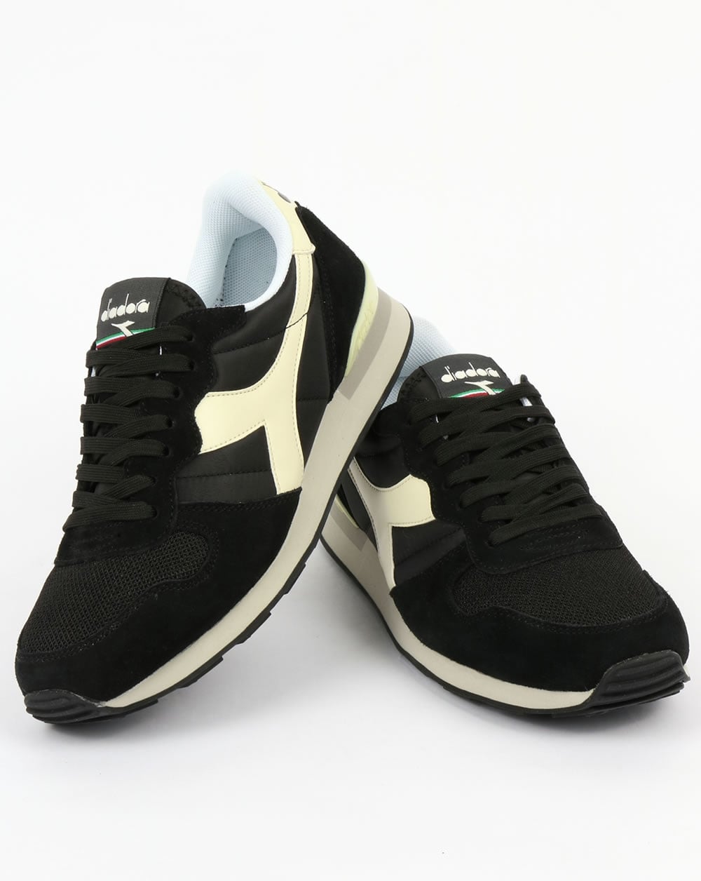 Diadora Camaro Sneakers Schwarz/Flüsterweiß