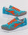 Diadora V7000 Weave Trainers Cyan Blue/Orange