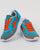 Diadora V7000 Weave Trainers Cyan Blue/Orange