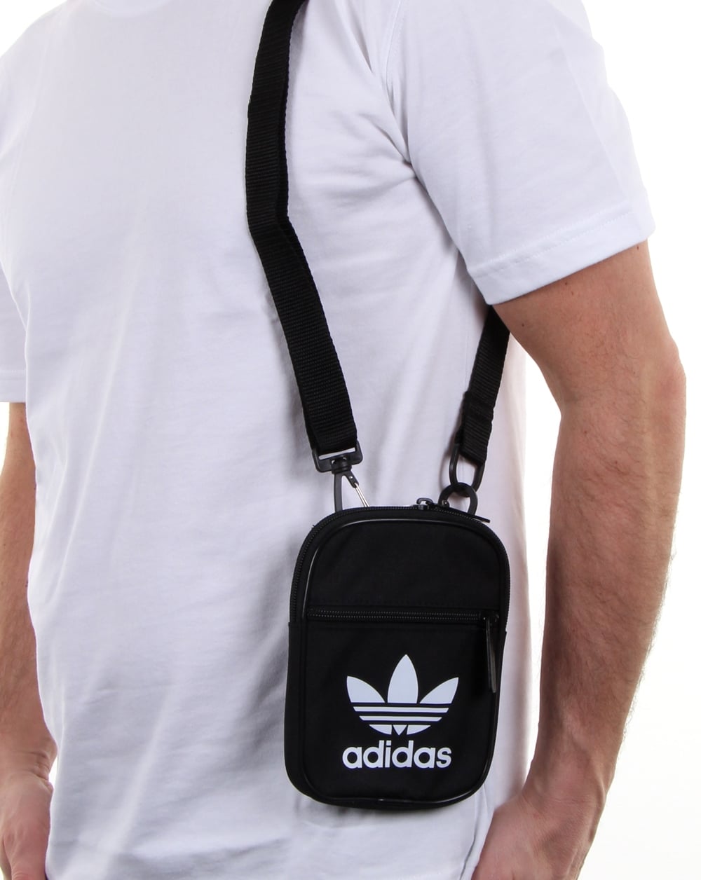 Adidas Originals Trefoil Festival-Tasche Schwarz