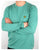 Lyle And Scott Crew Neck Cotton Merino Jumper Mid Green