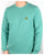 Lyle And Scott Crew Neck Cotton Merino Jumper Mid Green