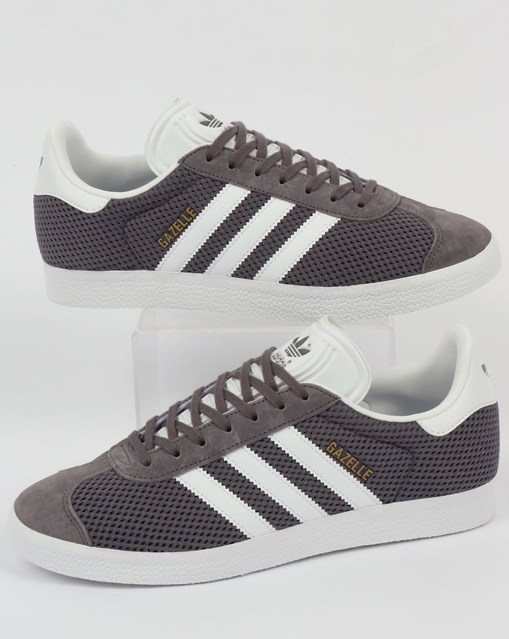 Adidas Gazelle Textil-Sneaker Trace Grey/White