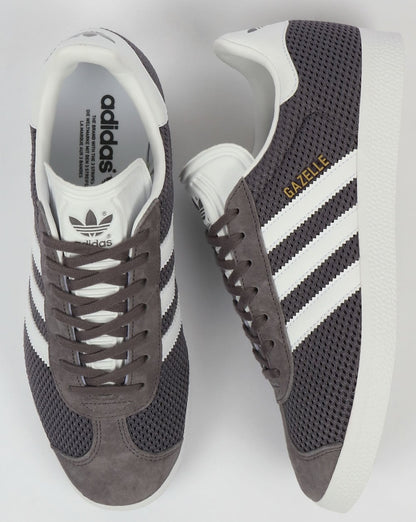 Adidas Gazelle Textil-Sneaker Trace Grey/White