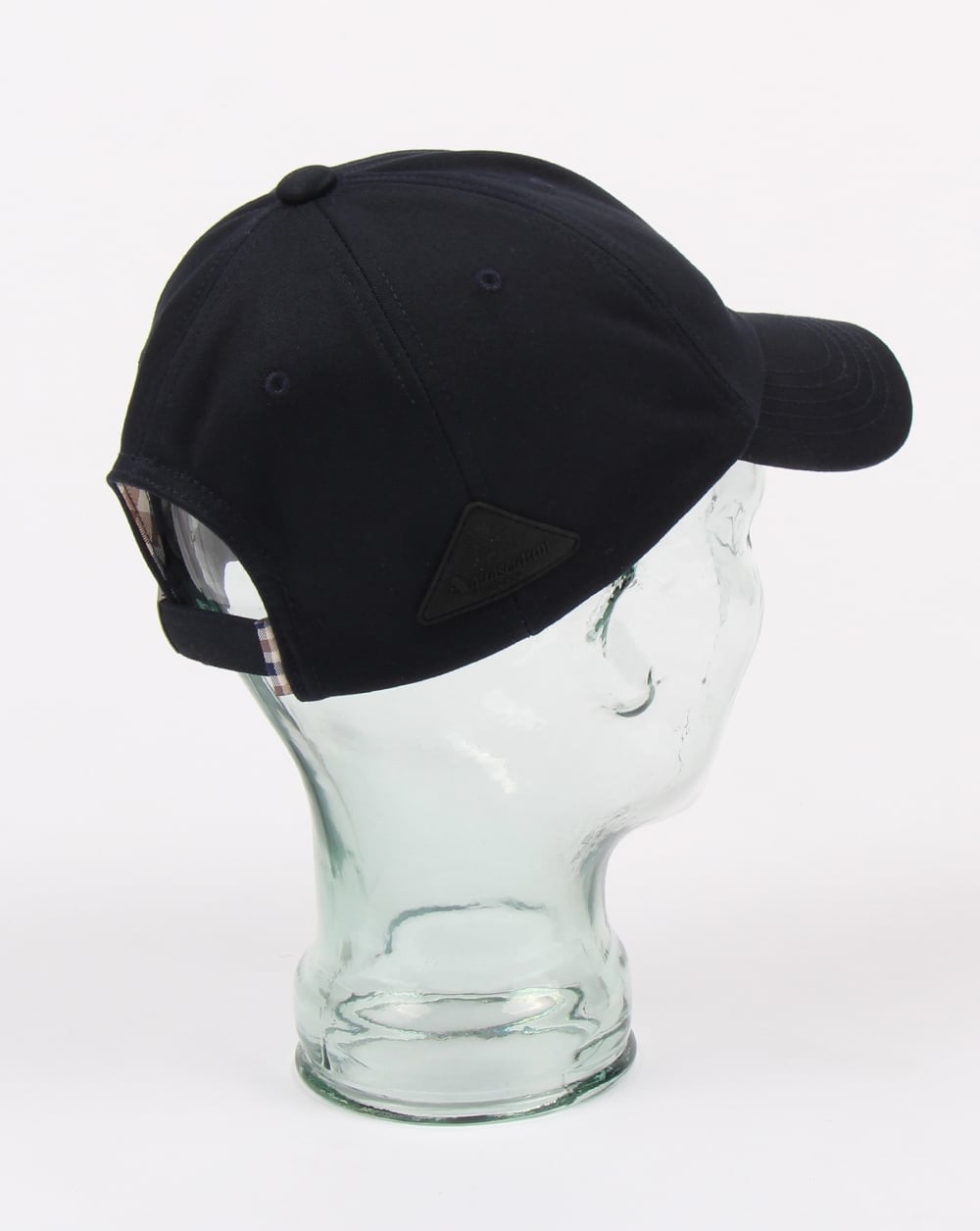 Aquascutum Gunther Canvas Cap Marineblau
