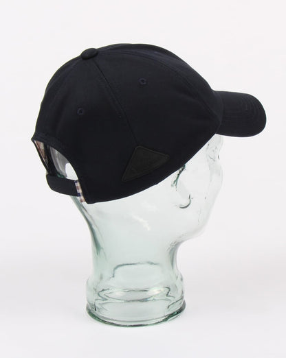 Aquascutum Gunther Canvas Cap Marineblau