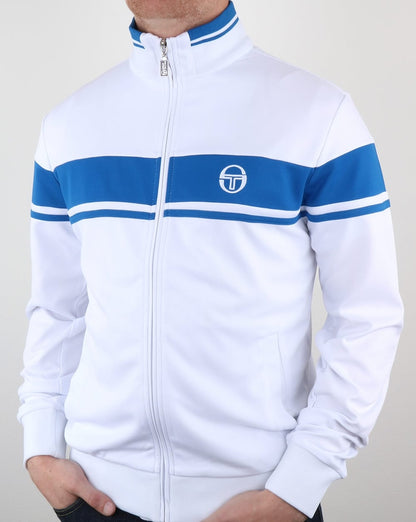 Sergio Tacchini Masters Trainingsjacke Weiß/Royal