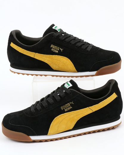 Puma Roma Sneakers Schwarz/Gelb