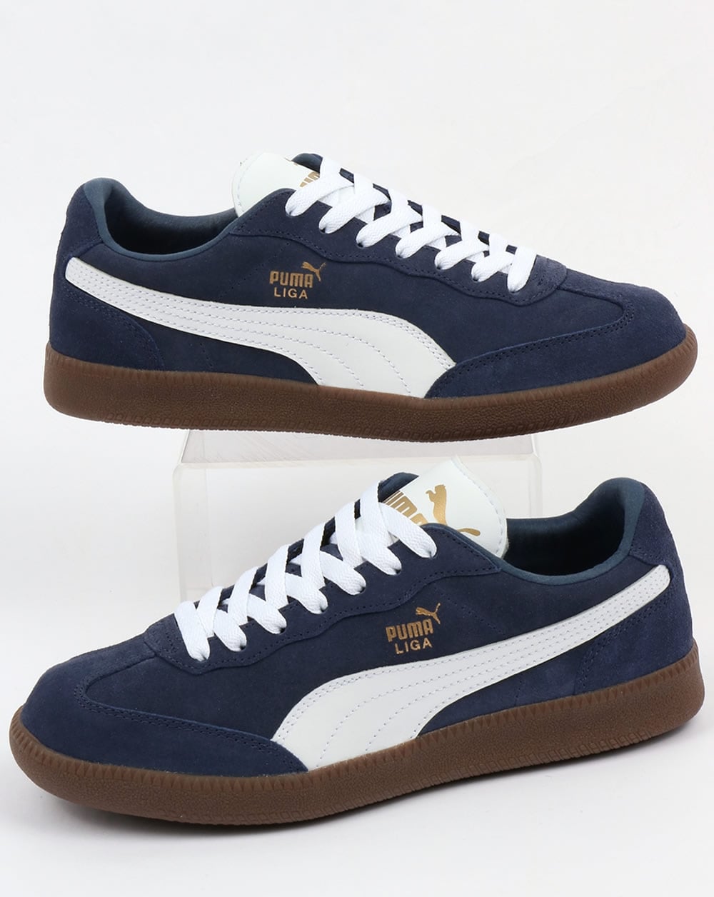 Puma Liga Suede Sneakers Marineblau/Weiß