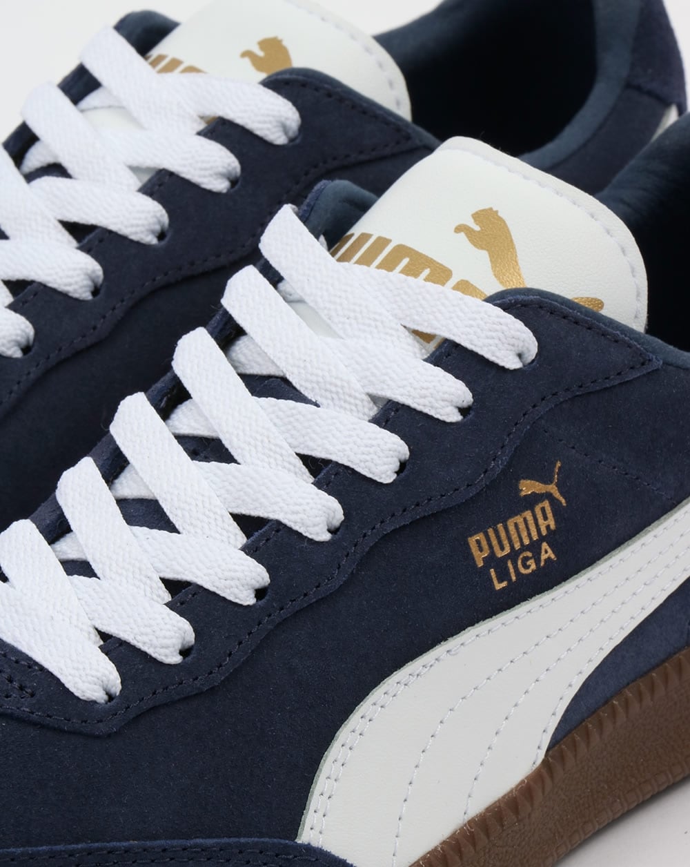 Puma Liga Suede Sneakers Marineblau/Weiß