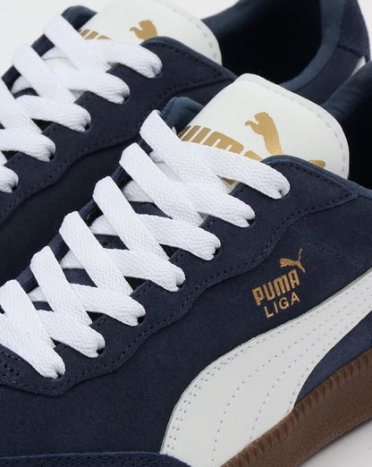 Puma Liga Suede Sneakers Marineblau/Weiß