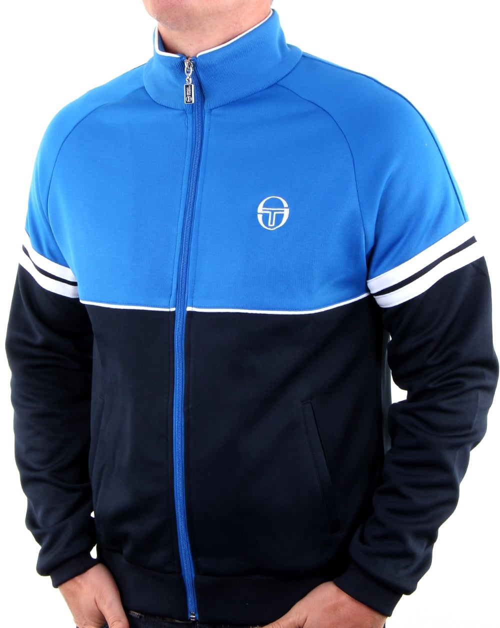 Sergio Tacchini – Orion Trainingsjacke, Königsblau/Marineblau