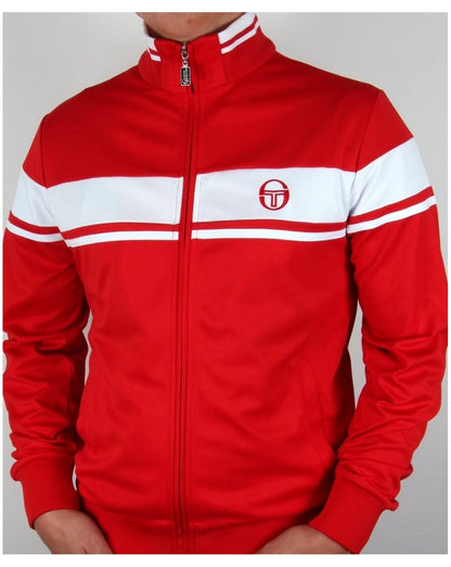 Sergio Tacchini Masters Trainingsjacke Rot/Weiß