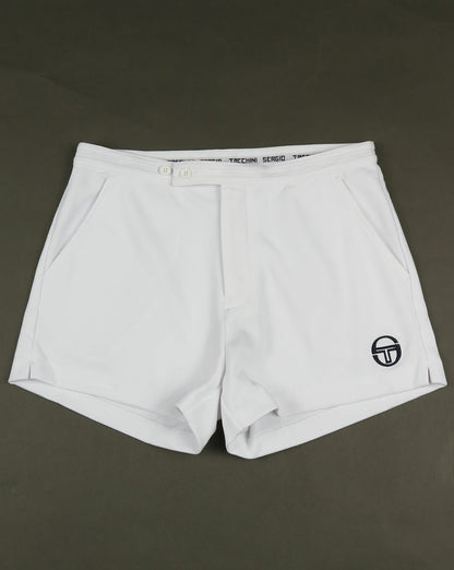 Sergio Tacchini Archivio Shorts Weiß/Marineblau
