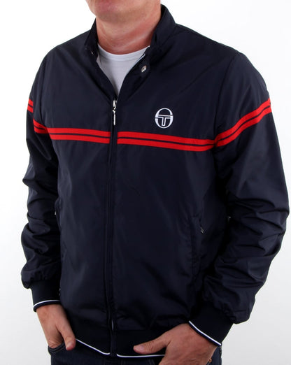 Sergio Tacchini Supermac Jacke Marineblau/Rot