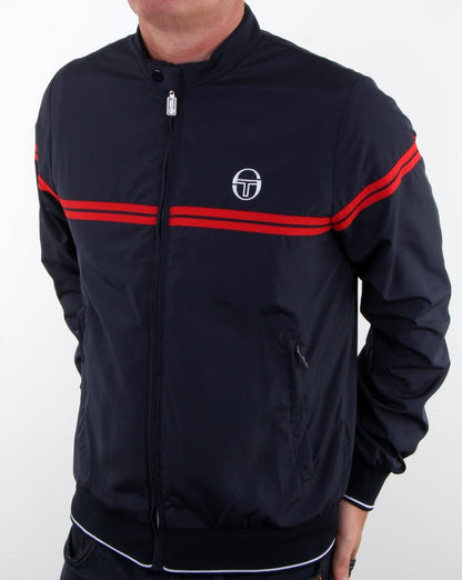 Sergio Tacchini Supermac Jacke Marineblau/Rot