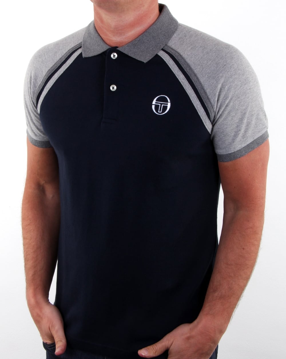 Sergio Tacchini Ghibli Poloshirt Marineblau/Grau