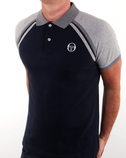 Sergio Tacchini Ghibli Poloshirt Marineblau/Grau