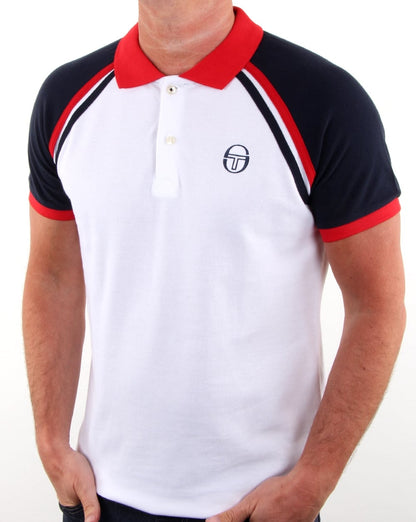 Sergio Tacchini Ghibli Poloshirt Weiß/Marineblau