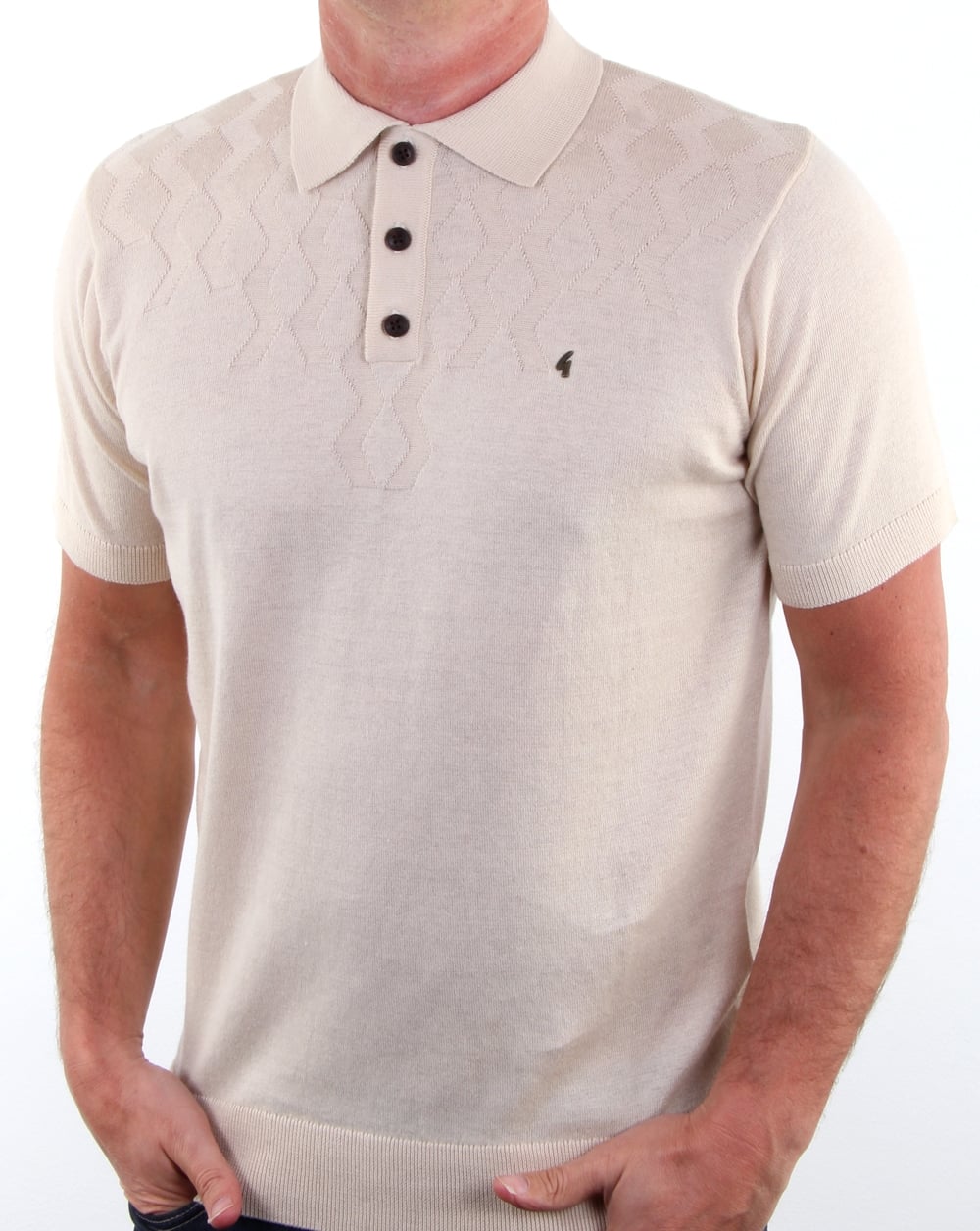 Gabicci Vintage Masso Poloshirt Hafer