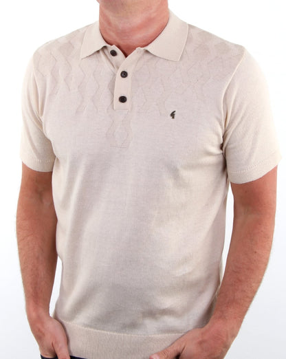 Gabicci Vintage Masso Poloshirt Hafer