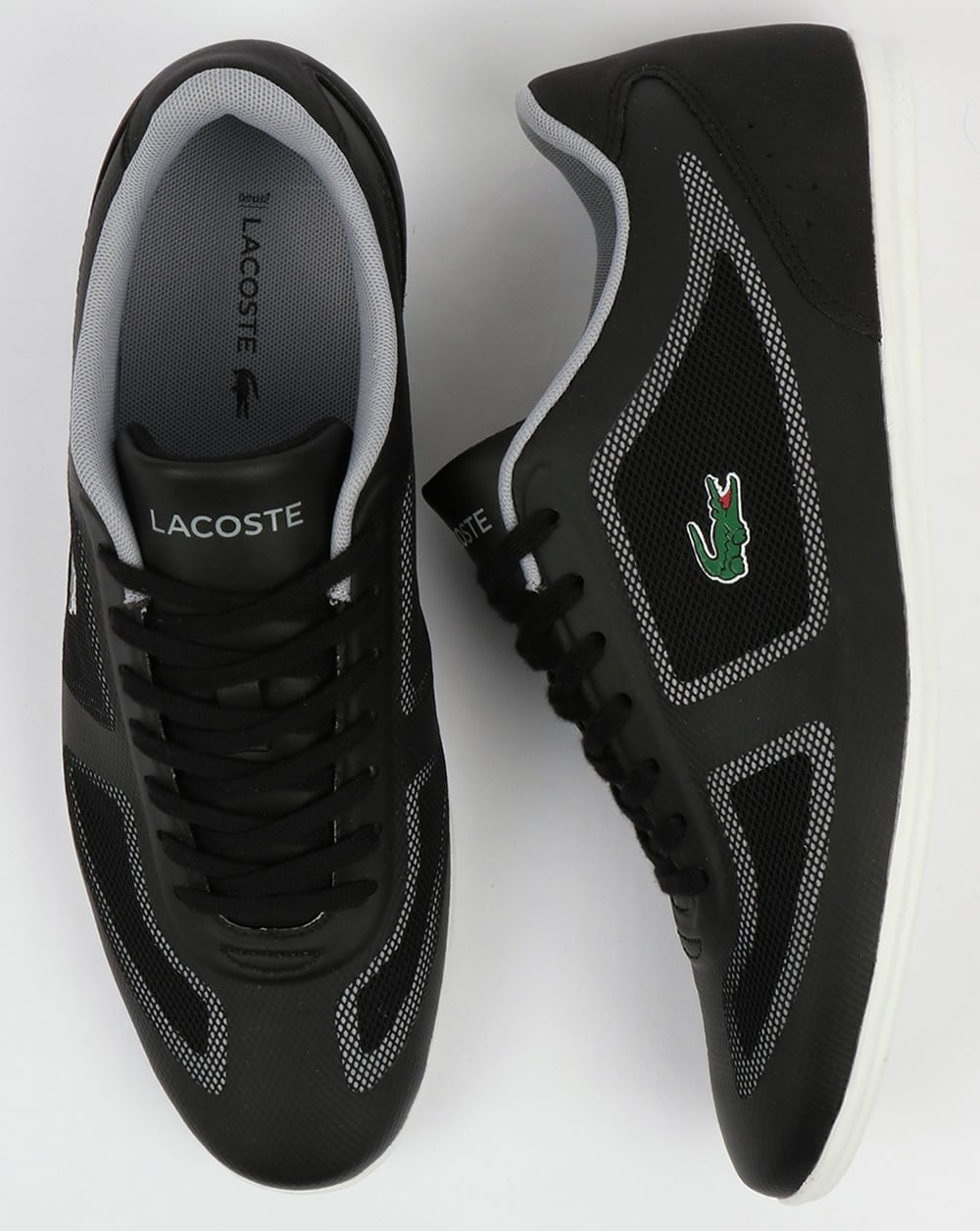 Lacoste Misano Evo Sneaker Schwarz/Grau