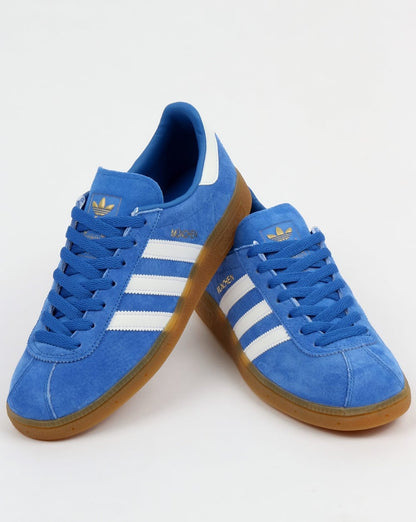Adidas München Sneakers Königsblau/Weiß