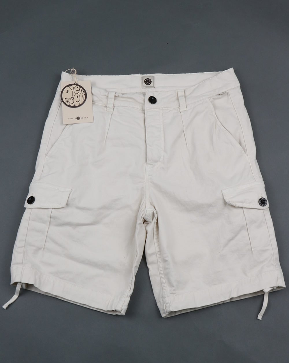 Pretty Green Combat Shorts Stein
