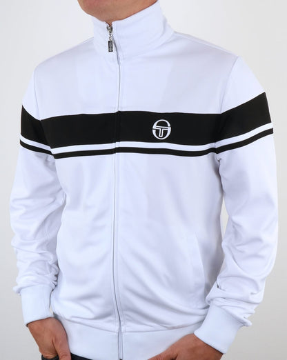 Sergio Tacchini Masters II Trainingsjacke Weiß/Schwarz