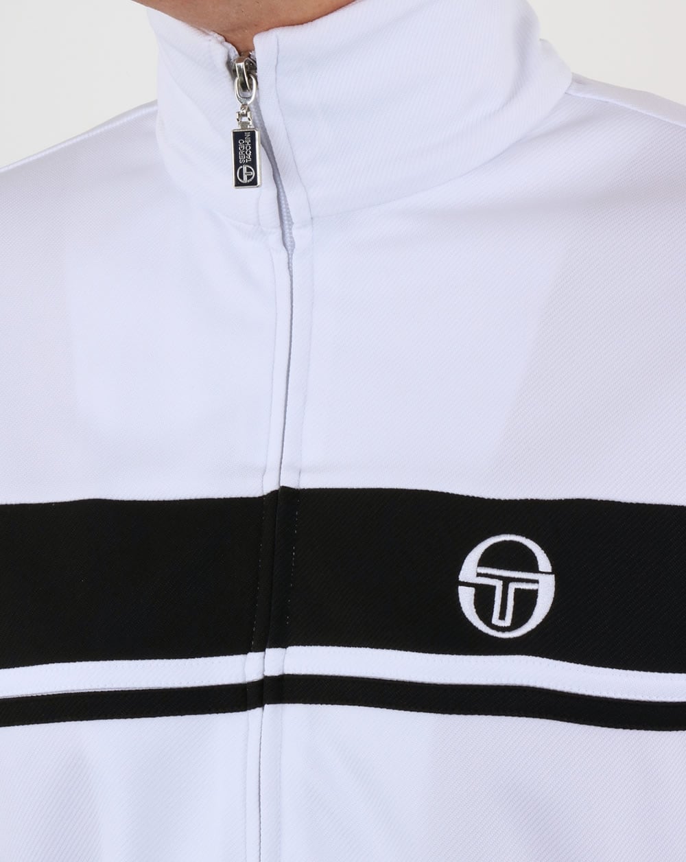 Sergio Tacchini Masters II Trainingsjacke Weiß/Schwarz