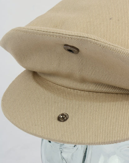 80er Casual Classics Schiebermütze aus Baumwolle Beige