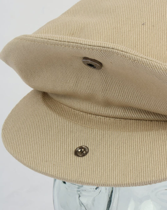 80s Casual Classics 80er Casual Classics Schiebermütze aus Baumwolle Beige
