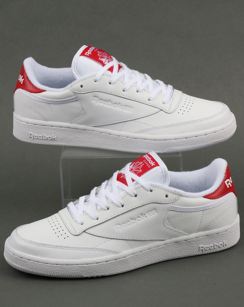 Reebok Club C 85 Retro-Sneaker Weiß/Rot