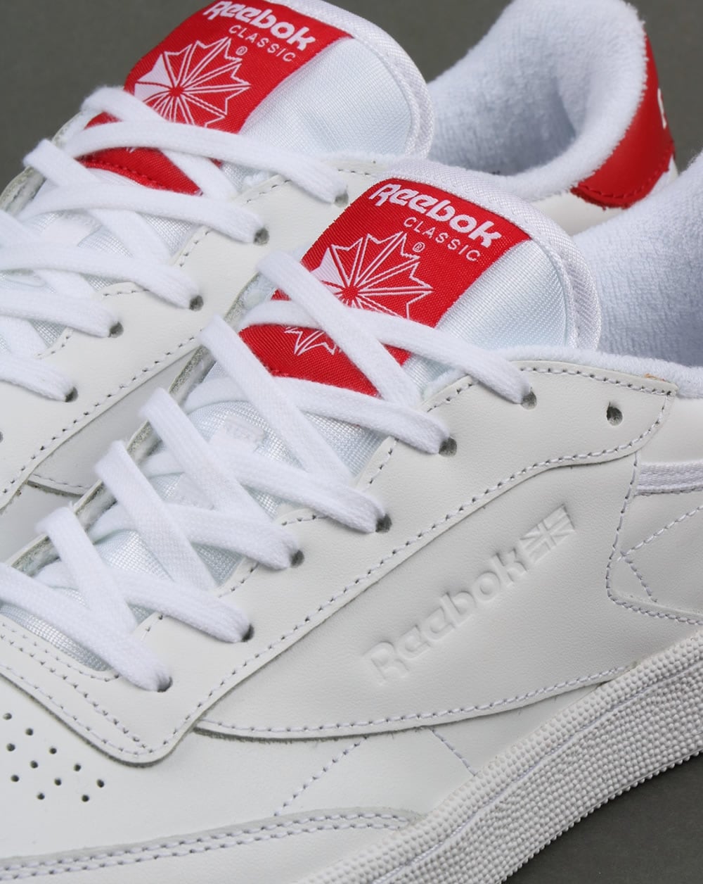 Reebok Club C 85 Retro-Sneaker Weiß/Rot
