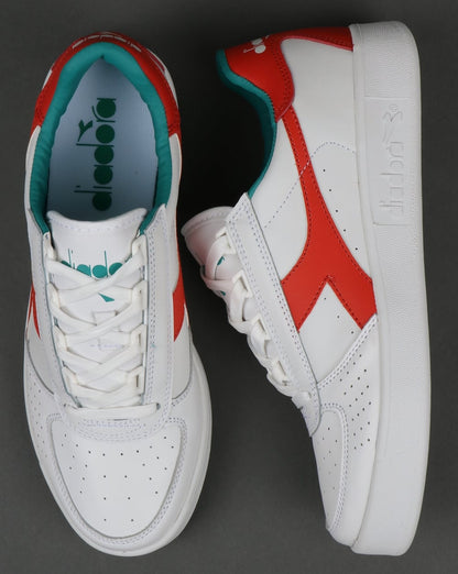 Diadora B. Elite Trainer Weiß/Fiesta Rot