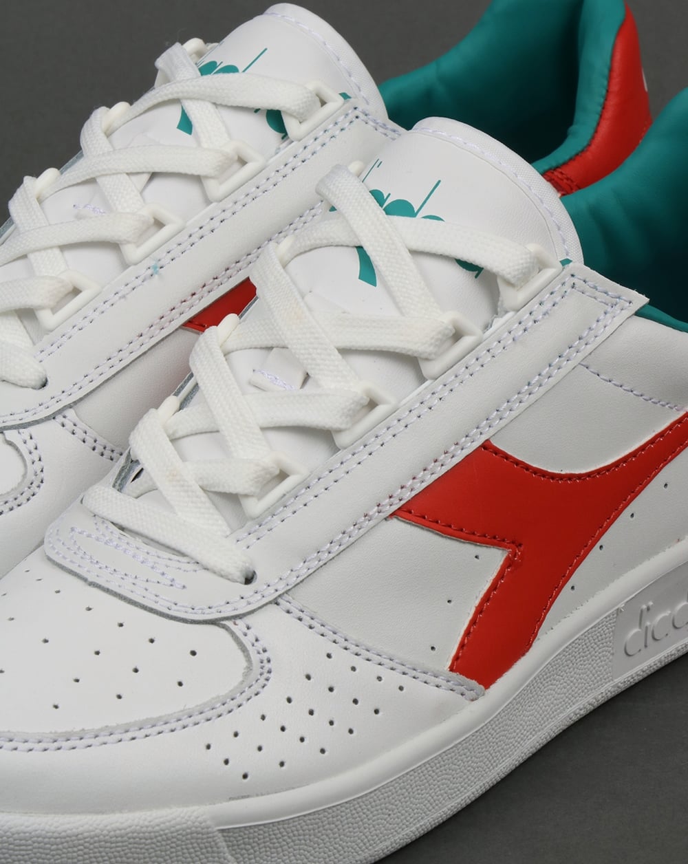 Diadora B. Elite Trainer Weiß/Fiesta Rot