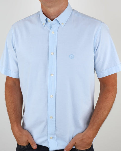 Henri Lloyd Henri Club Short Sleeve Shirt Sky Blue
