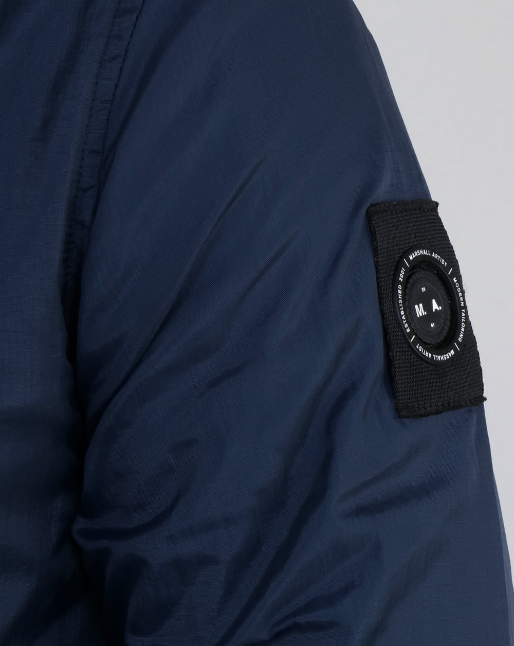 Marshall Artist Light Shell Ripstop Windrunner Marineblau
