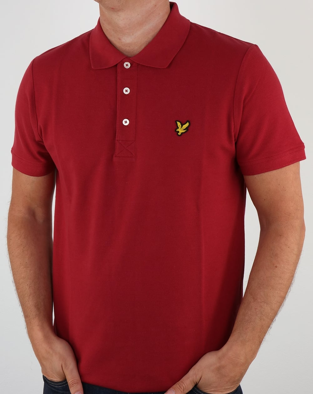 Lyle And Scott Poloshirt Granatapfel