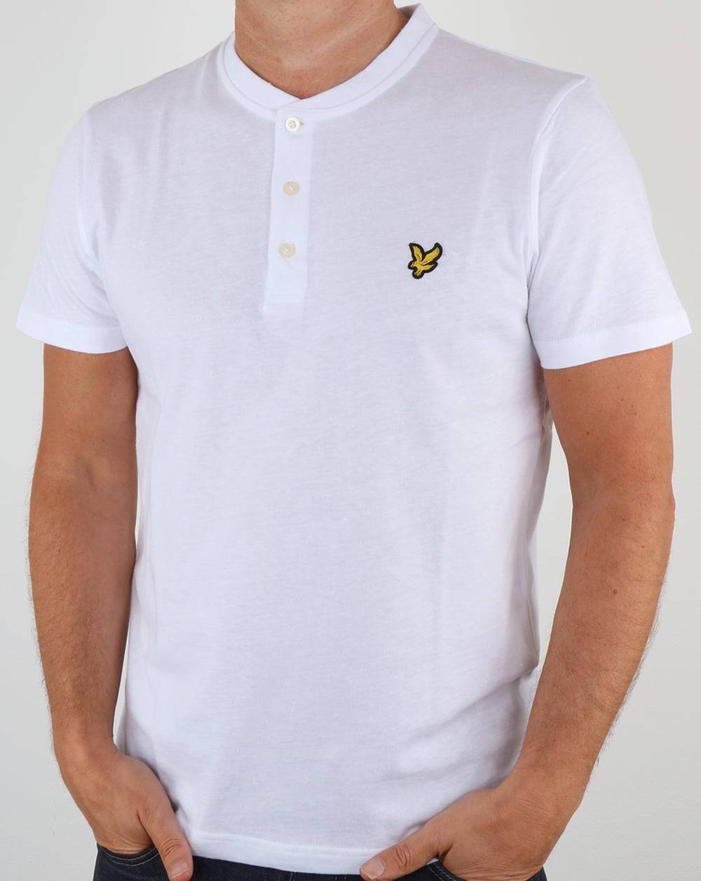 Lyle And Scott Henley T Shirt White