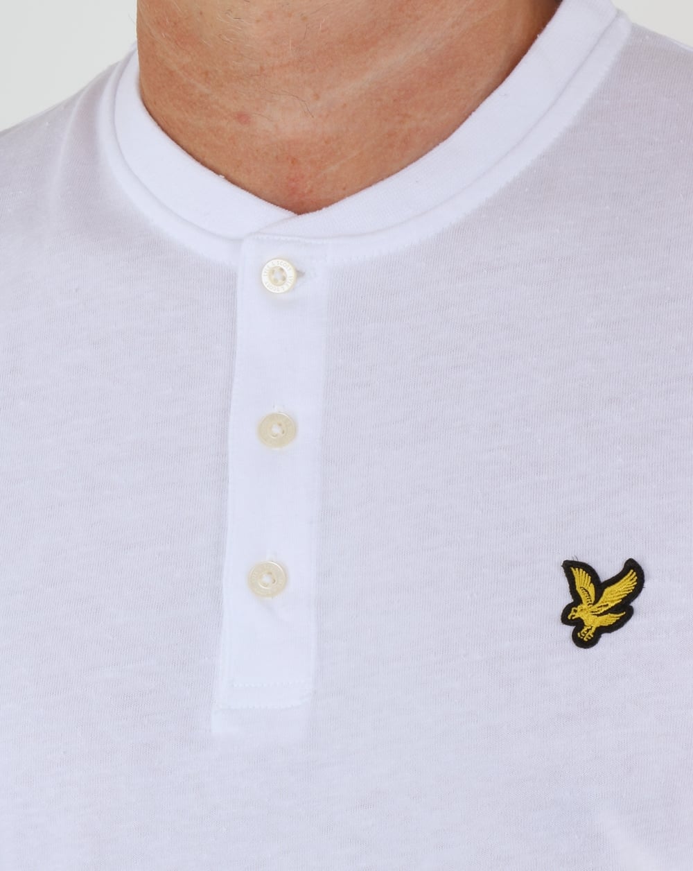Lyle And Scott Henley T Shirt White